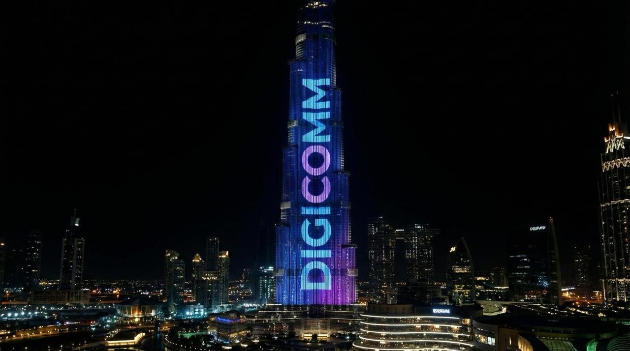 DIGICOMM on Burj Khalifa